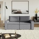 Ver imagem 2 de Sofá Modular 2 Lugares com Braços Laterais Zen CabeCasa MadeiraOriginals