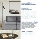 Ver mais imagens de Sofá Modular 2 Lugares com Braços Laterais Zen CabeCasa MadeiraOriginals