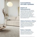 Ver mais imagens de Sofá Modular 2 Lugares com Braços Laterais Zen CabeCasa MadeiraOriginals