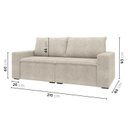 Ver imagem 3 de Sofá Modular 2 Lugares com Braços Laterais Zen CabeCasa MadeiraOriginals