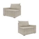 Ver imagem 7 de Sofá Modular 2 Lugares com Braços Laterais Zen CabeCasa MadeiraOriginals