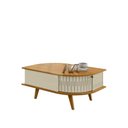 Ver imagem 2 de Estante Home Theater Milo 2 Portas MDP e MDF 179cm Café Madetec Móveis com Mesa de Centro