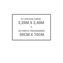 Colcha Cobre Leito Casal Matelado Dupla Face 3 Pçs Malta 07 - 5