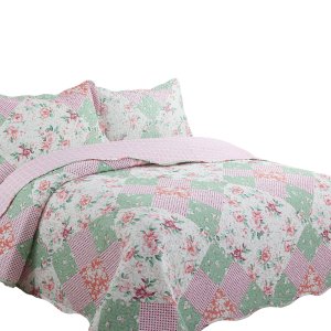 Colcha Cobre Leito Casal Matelado Dupla Face 3 Pçs Malta 07