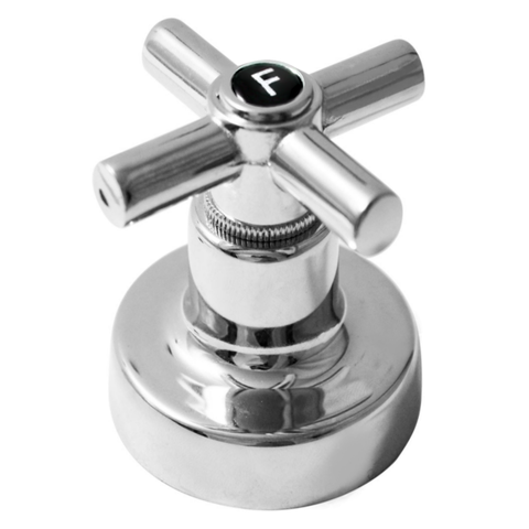 Acabamento Registro Banheiro C-31 Vol. Metal CR Padrão Deca:Cromado