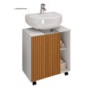 Ver imagem 7 de Gabinete Armário Encaixar Móvel Banheiro Coluna Lux Ripado