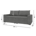 Ver imagem 3 de Sofá Modular 2 Lugares com Braços Laterais Zen CabeCasa MadeiraOriginals