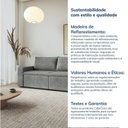 Ver mais imagens de Sofá Modular 2 Lugares com Braços Laterais Zen CabeCasa MadeiraOriginals