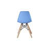 Kit Mesa Infantil Eames Branca 60cm + 2 Cadeiras Azul - 6