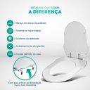 Ver imagem 6 de Tampa de Vaso Poliester Hampton Cinza Claro para Bacia 6lpf