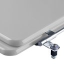 Ver imagem 3 de Tampa de Vaso Poliester Hampton Cinza Claro para Bacia 6lpf