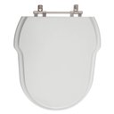 Ver imagem 1 de Tampa de Vaso Poliester Hampton Cinza Claro para Bacia 6lpf