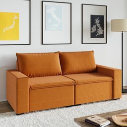 Sofá Modular 1 Módulo Esquerdo 1 Módulo Direito Zen Cabecasa Madeiramadeira - 2