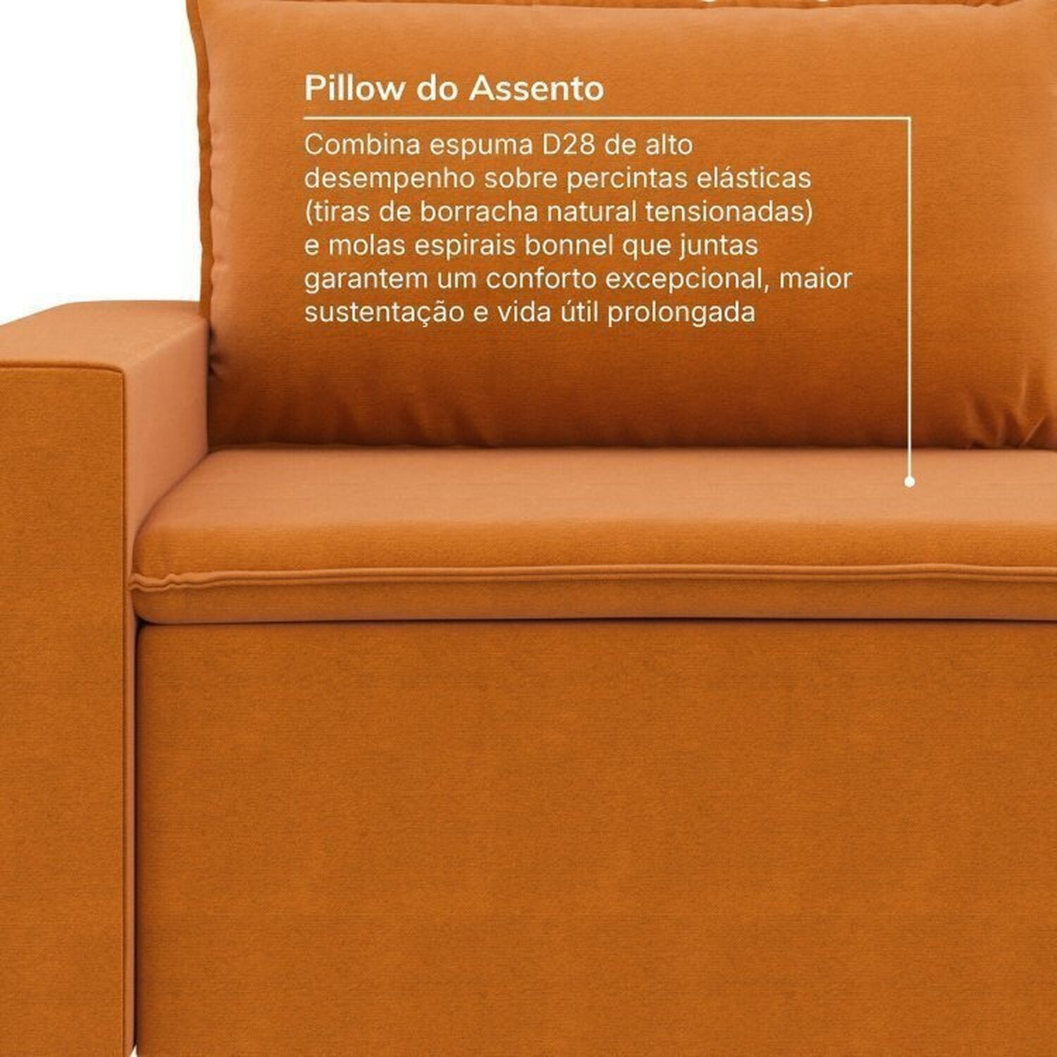 Sofá Modular 1 Módulo Esquerdo 1 Módulo Direito Zen Cabecasa Madeiramadeira - 6