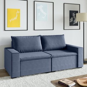 Sofá Modular 1 Módulo Esquerdo 1 Módulo Direito Zen CabeCasa MadeiraMadeira