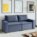 Ver imagem 2 de Sofá Modular 2 Lugares com Braços Laterais Zen CabeCasa MadeiraOriginals