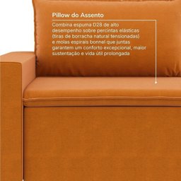 Sofá Modular 1 Módulo Direito 1 Módulo Central 1 Módulo Esquerdo Zen Cabecasa Madeiramadeira - 6