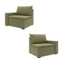 Ver imagem 7 de Sofá Modular 2 Lugares com Braços Laterais Zen CabeCasa MadeiraOriginals