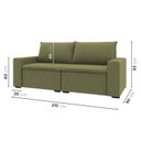 Ver imagem 3 de Sofá Modular 2 Lugares com Braços Laterais Zen CabeCasa MadeiraOriginals