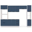 Ver imagem 4 de Armário de Cozinha Modulada Completa 5 Peças 310cm sem Tampo 250062 Meena Politorno Móveis