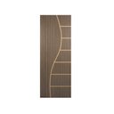 Ver imagem 3 de Kit com 4 Folhas de Porta Madeira Decorada 210x70cm Espessura 3,5cm Cantareira MGM Marrom/Carvalho Quebec