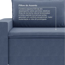 Sofá Modular 1 Módulo Direito 1 Módulo Central 1 Módulo Esquerdo Zen Cabecasa Madeiramadeira - 6