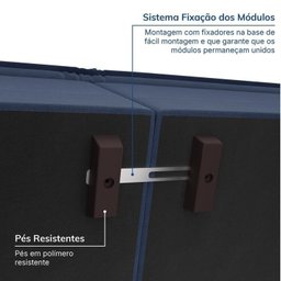 Sofá Modular 1 Módulo Direito 1 Módulo Central 1 Módulo Esquerdo Zen Cabecasa Madeiramadeira - 4