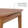 Conjunto Sala de Jantar 1 Mesa 160cm 6 Cadeiras Estofadas Miriti CabeCasa MadeiraMadeira - 9