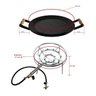 Kit Fogareiro 16 Caulins + Disco arado Chapa Bifeteira Ø43cm - 7