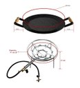 Ver imagem 7 de Kit Fogareiro 16 Caulins + Disco arado Chapa Bifeteira Ø43cm