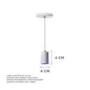 Ver imagem 2 de Kit 2 Lustres Pendentes Copinho Alumínio Decorações Cor: Branco