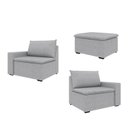 Ver imagem 7 de Sofá Modular 2 Lugares com Braços Laterais Zen CabeCasa MadeiraOriginals