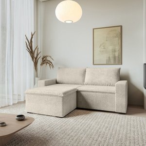 Sofá Modular 1 Módulo Direito 1 Módulo Esquerdo 1 Puff Zen Cabecasa Madeiramadeira