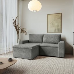 Sofá Modular 1 Módulo Direito 1 Módulo Esquerdo 1 Puff Zen CabeCasa MadeiraMadeira - 2
