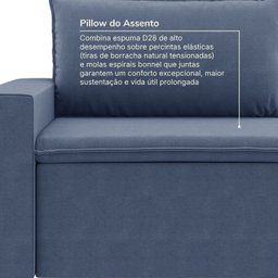 Sofá Modular 1 Módulo Direito 1 Módulo Esquerdo 1 Puff Zen Cabecasa Madeiramadeira - 5