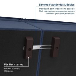 Sofá Modular 1 Módulo Direito 1 Módulo Esquerdo 1 Puff Zen Cabecasa Madeiramadeira - 4