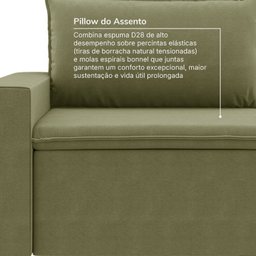 Sofá Modular 1 Módulo Direito 1 Módulo Esquerdo 1 Puff Zen Cabecasa Madeiramadeira - 6