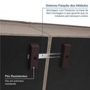 Ver imagem 6 de Sofá Modular 3 Lugares com Puff Zen CabeCasa MadeiraOriginals