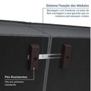 Ver imagem 6 de Sofá Modular 3 Lugares com Puff Zen CabeCasa MadeiraOriginals