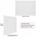 Ver imagem 2 de Cabeceira para Cama Box Queen 184cm Phili Facto Off White - Sallar Home
