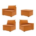 Ver imagem 6 de Sofá Modular 3 Lugares com Puff Zen CabeCasa MadeiraOriginals