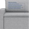 Sofá Modular 2 Lugares com Braço Lateral Direita Zen CabeCasa MadeiraOriginals - 6