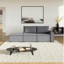 Ver imagem 2 de Sofá Modular 2 Lugares com Braço Lateral Direita Zen CabeCasa MadeiraOriginals