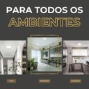 Ver mais imagens de Plafon Led 36w Borda Infinita Quadrado Sobrepor ou Embutir Branco Neutro 4000k