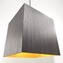 Ver imagem 4 de Luminária Teto Pendente Mdf Lâmina Madeira Rústica Ébano