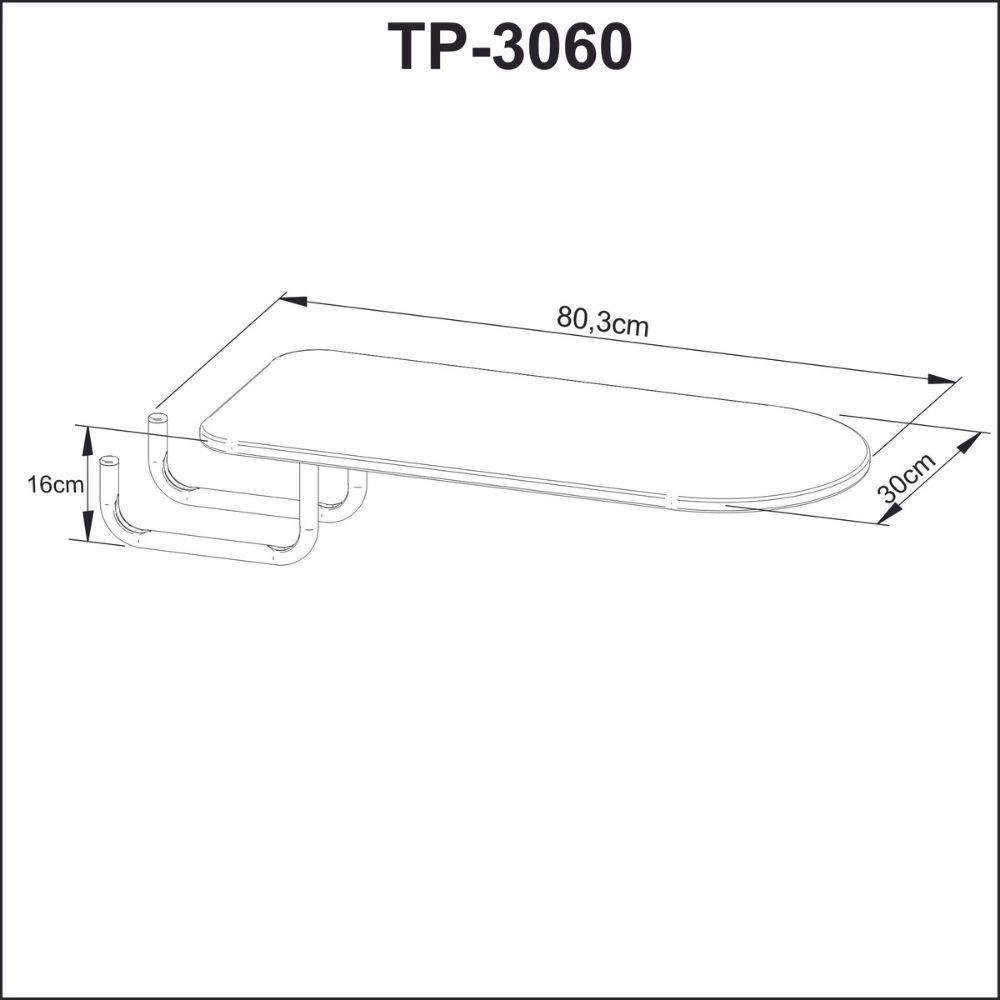 Tábua de Passar Portátil Tp3060 Tecnomobili Branco-bege Branco-bege - 6