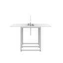 Ver imagem 7 de Escrivaninha Plataforma 4 Lugares Aço 240cm Linha Corporativa Light Branco