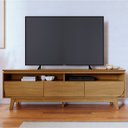 Ver imagem 1 de Rack Bancada de Tv 75 Pol 200cm Celina Z10 Cumaru - Mpozenato