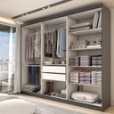Ver imagem 3 de Guarda-roupa Casal Odisseia 6 Portas 2 Gavetas com Espelho - Panorama Móveis