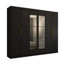 Ver imagem 3 de Guarda-roupa Casal Odisseia 6 Portas 2 Gavetas com Espelho - Panorama Móveis